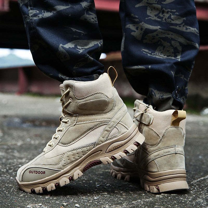 Men Trekking Army Orthopedic Boots