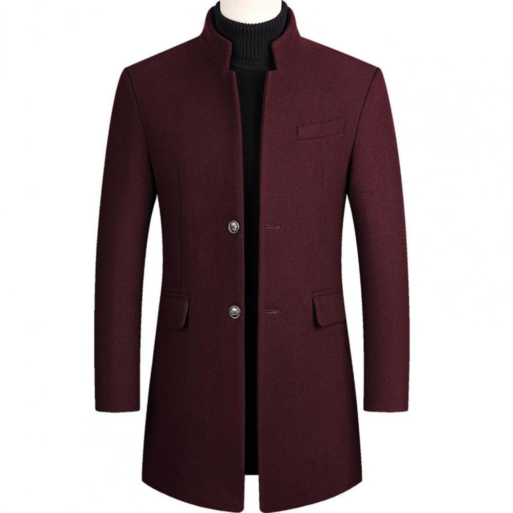 Effen Wool Trench Coat Windproof