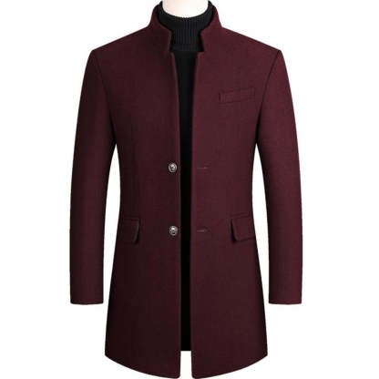 Effen Wool Trench Coat Windproof