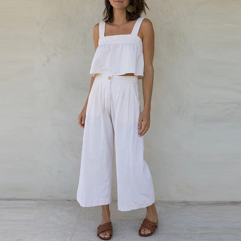 Two Piece Linen Set