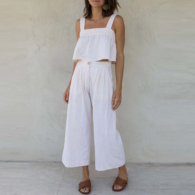 Two Piece Linen Set