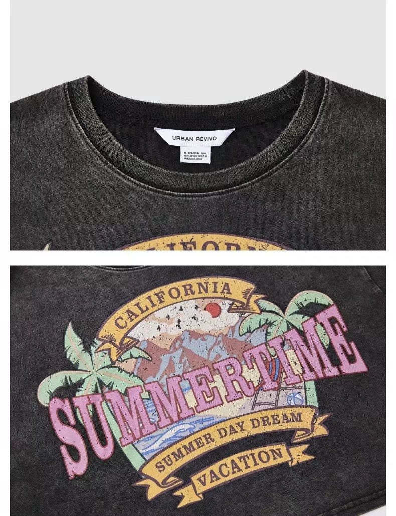 Graphic Crop Tee
