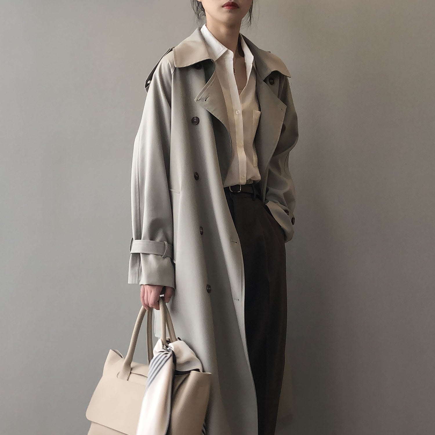 Breasted Trench Coat