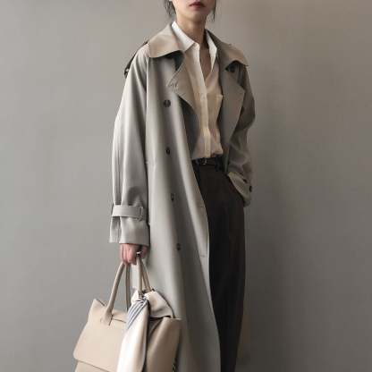 Breasted Trench Coat