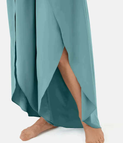 Split Leg Palazzo Pants