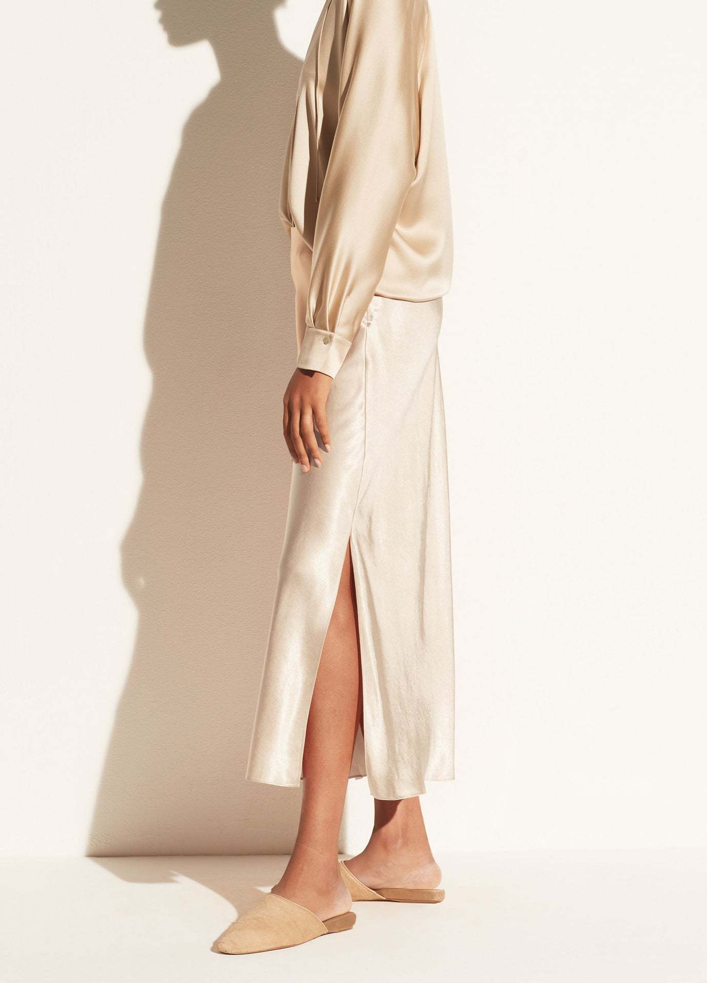 Side-Slit Maxi Skirt
