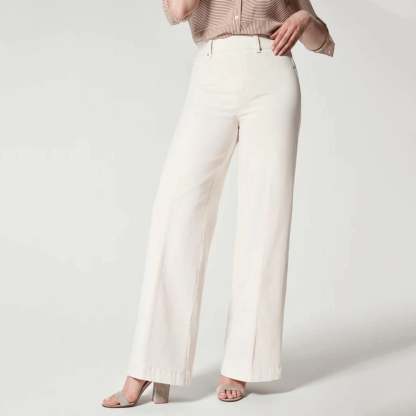 Pull-On Jeans With Wide Legs
