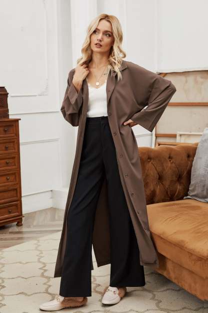Longline Trench Coat
