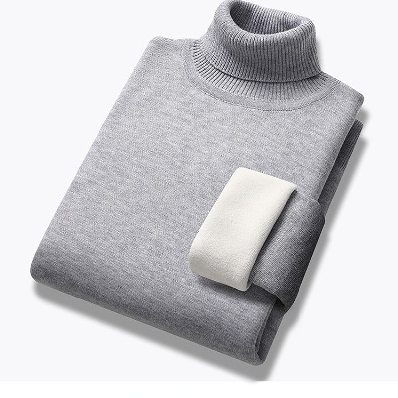 Men's Turtleneck With Teddy Lining