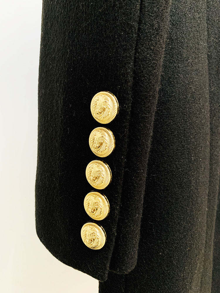 Breasted Wool Coat
