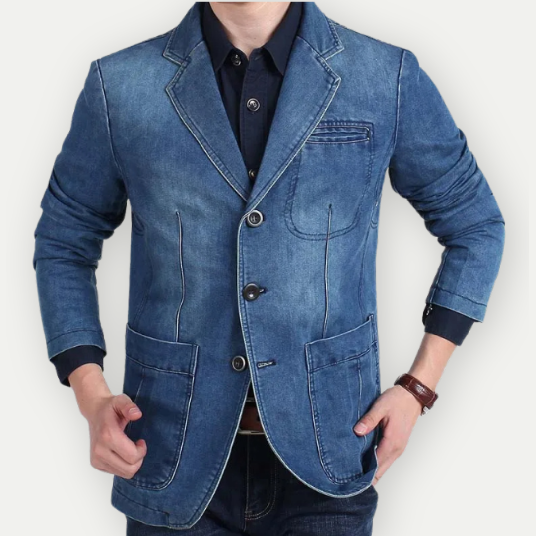 Men's Premium Denim Blazer