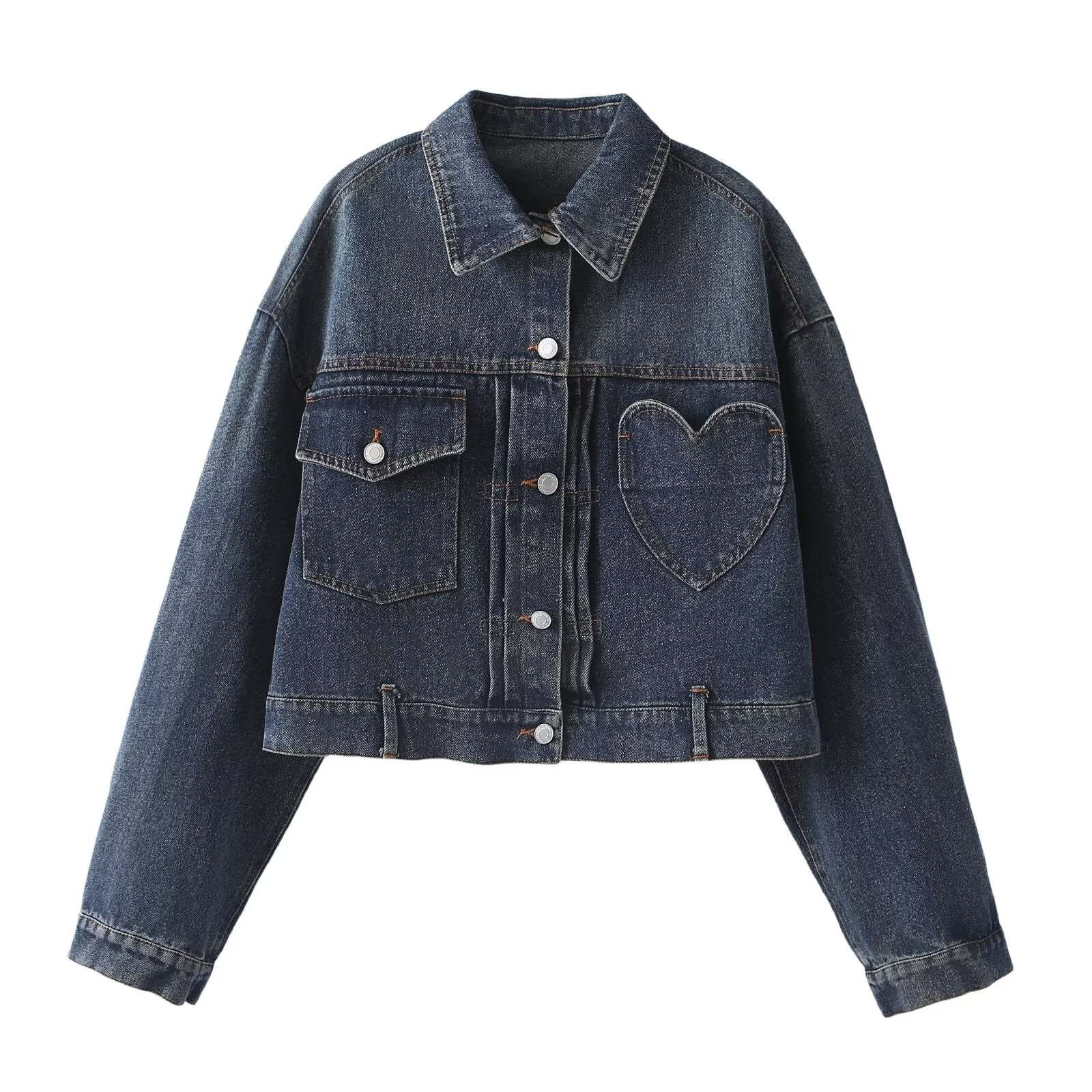Chic Denim Love Jacket