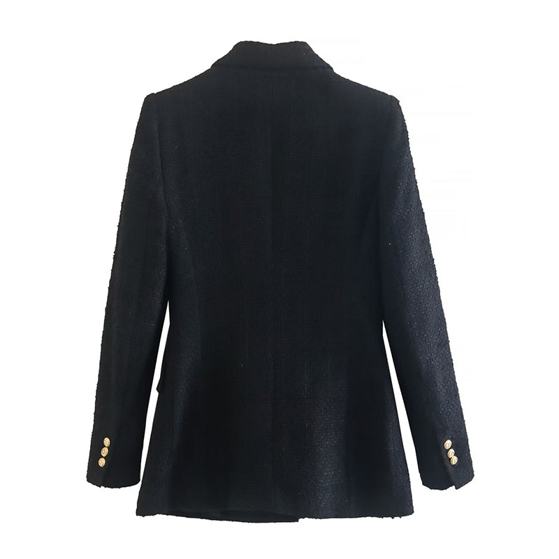 Breasted Blazer With Structure