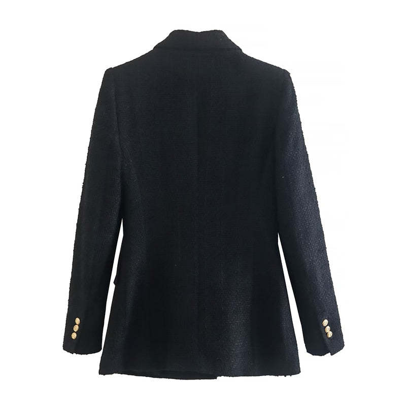 Breasted Blazer With Structure
