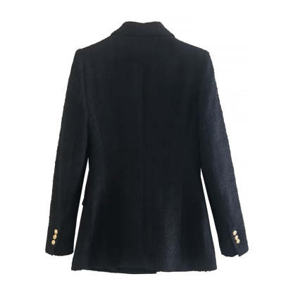 Breasted Blazer With Structure