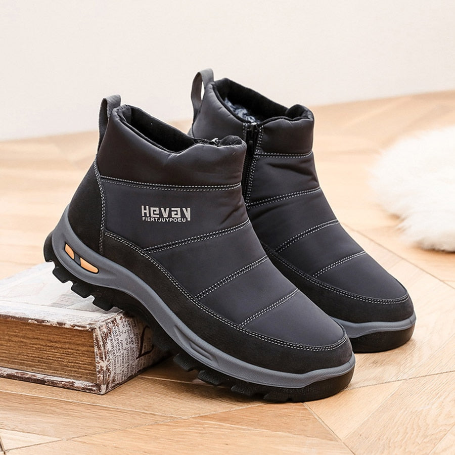 Orthopedic Snow Boots For Men Cushion Ankle Winter Shoes