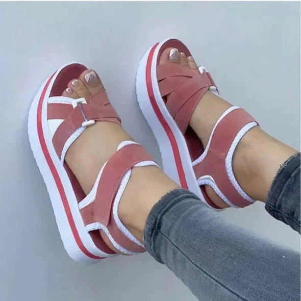 2023 Premium Diabetic Walking Orthopedic Platform Sandals