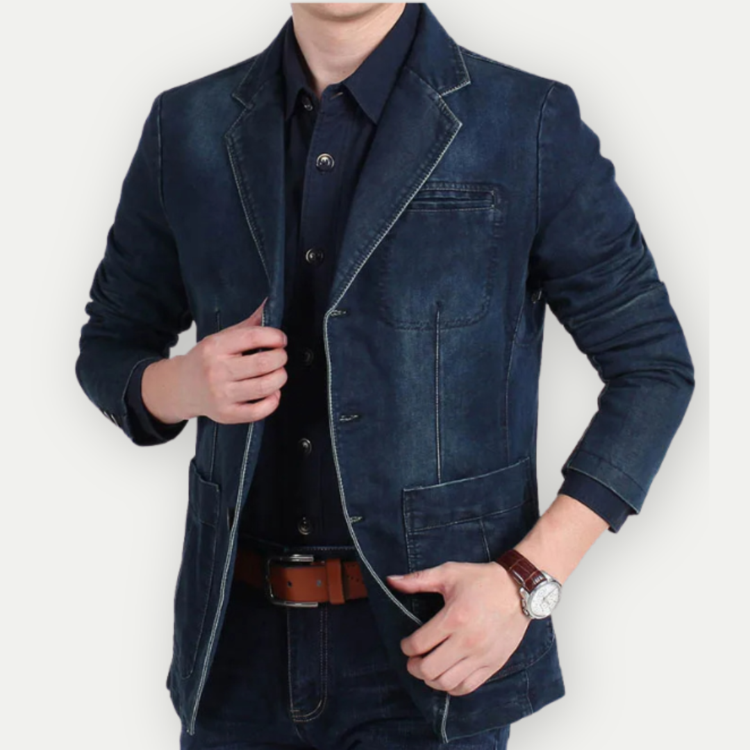 Men's Premium Denim Blazer