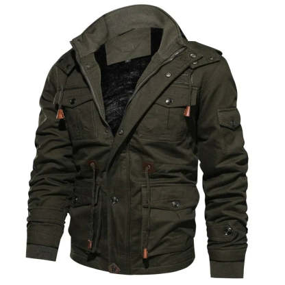  Bomber Jacket With Wool Lining