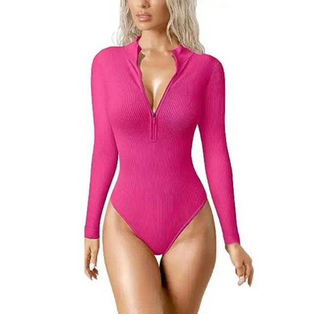 Sleek Long Sleeve Swimwear