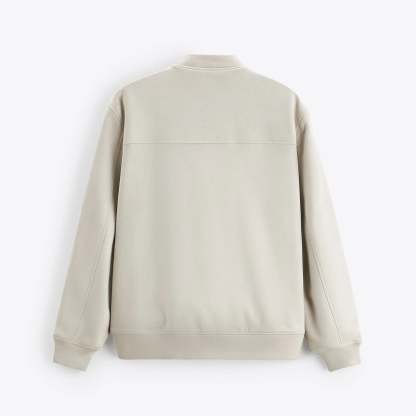  Men's Classic Zip-Up Bomber Jacket