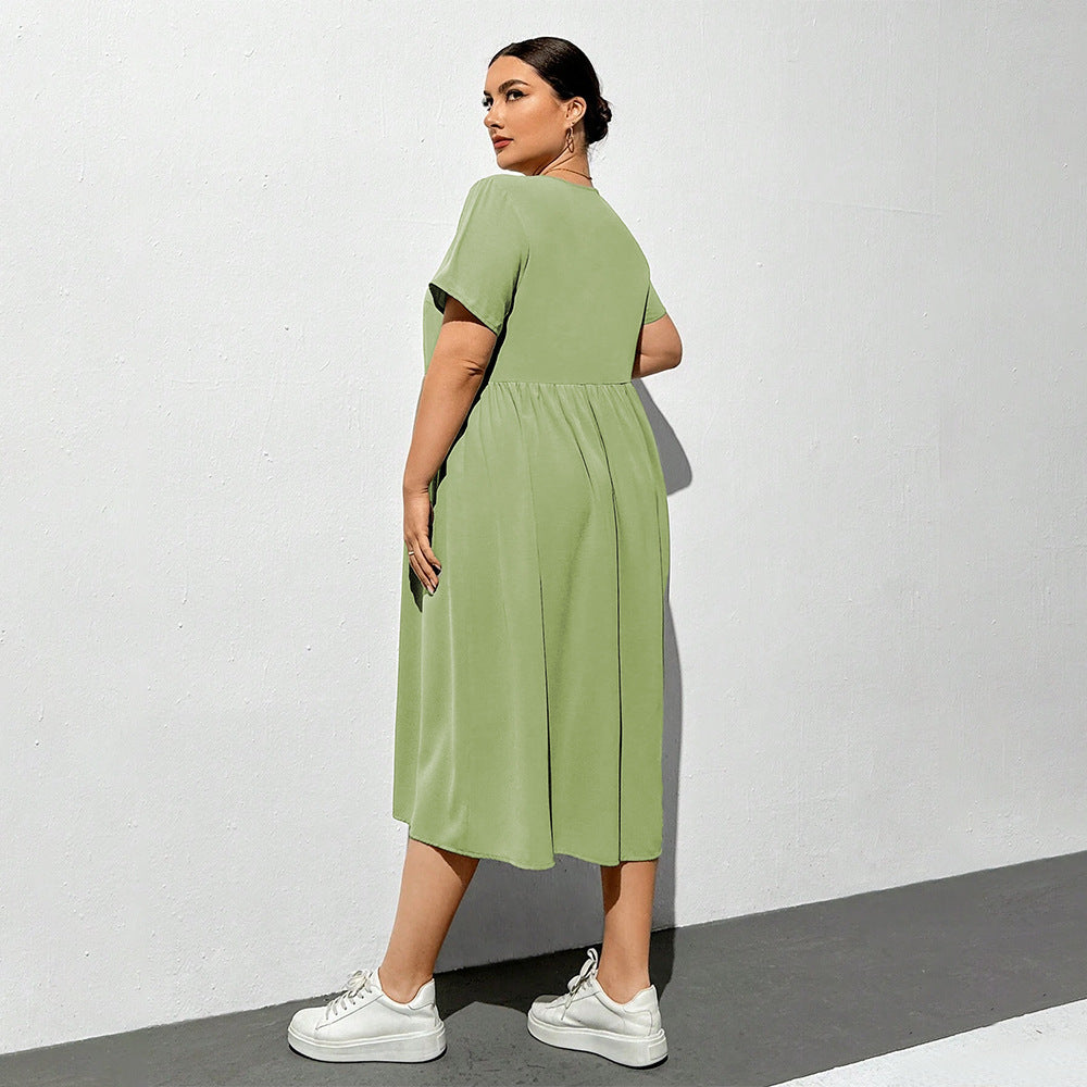 Button-Down Midi Dress