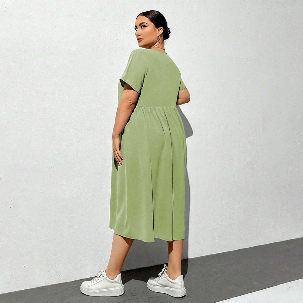 Button-Down Midi Dress