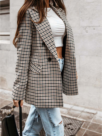 Checkered Blazer
