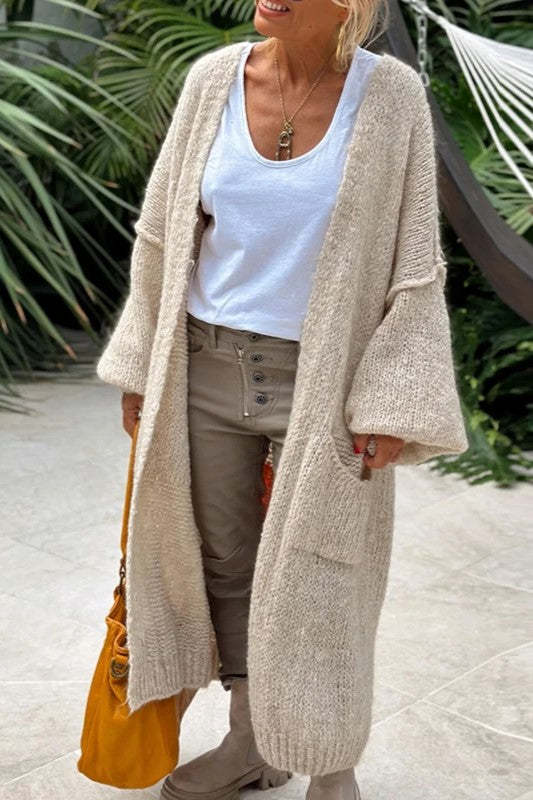 Long Knitted Cardigan