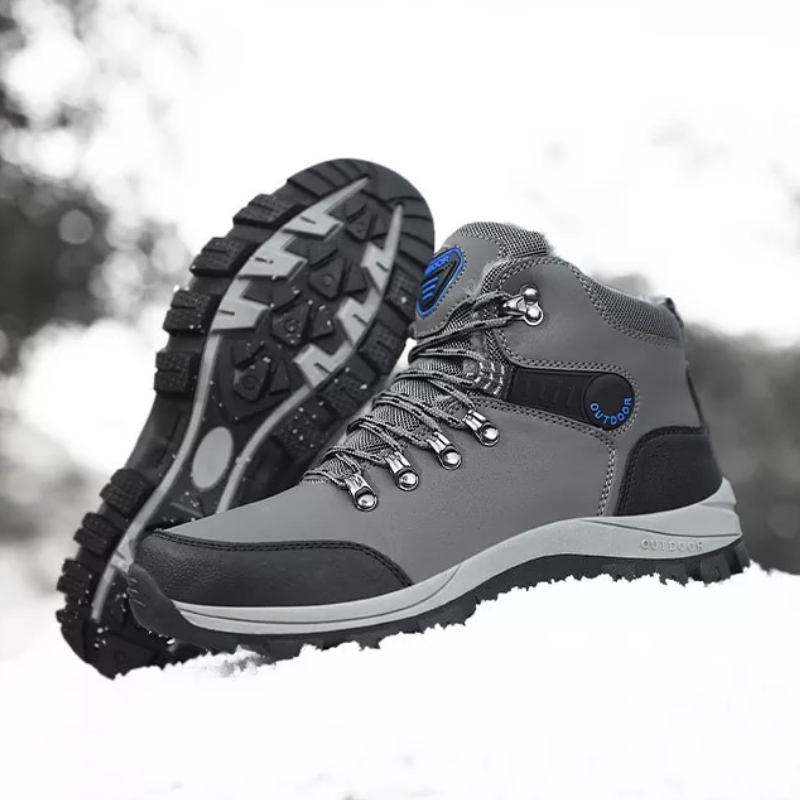 Orthopedic Boots for Men Warm Plus Hiking Lace-up Boots