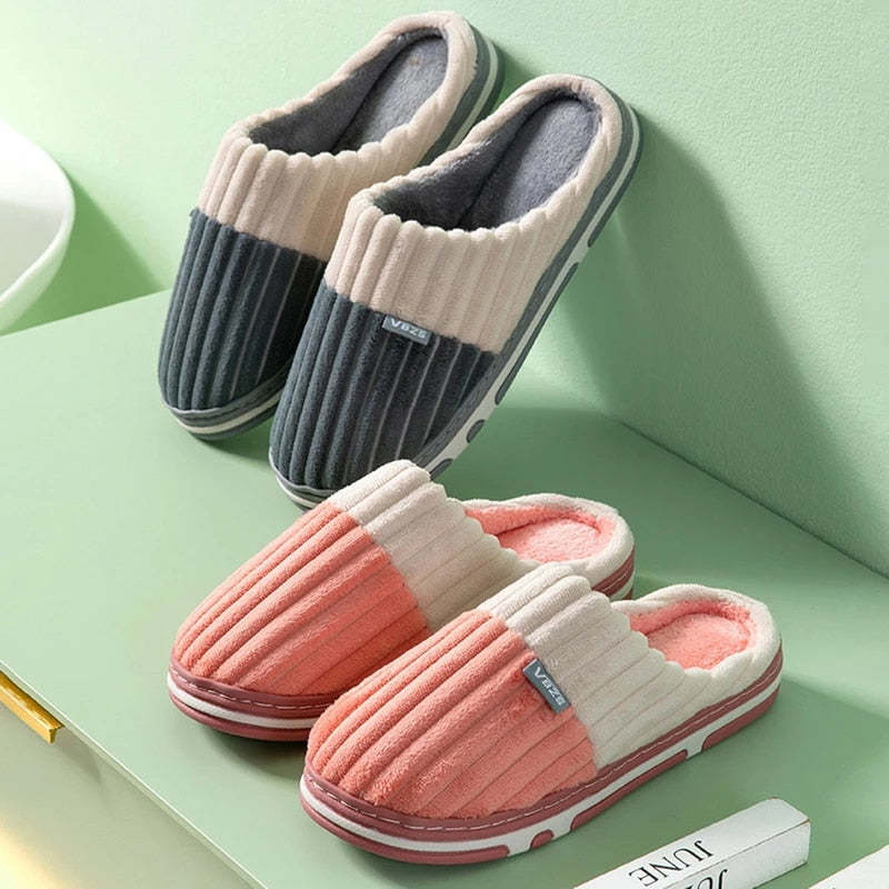 Women Fur Cute Slippers Winter Home Footwear