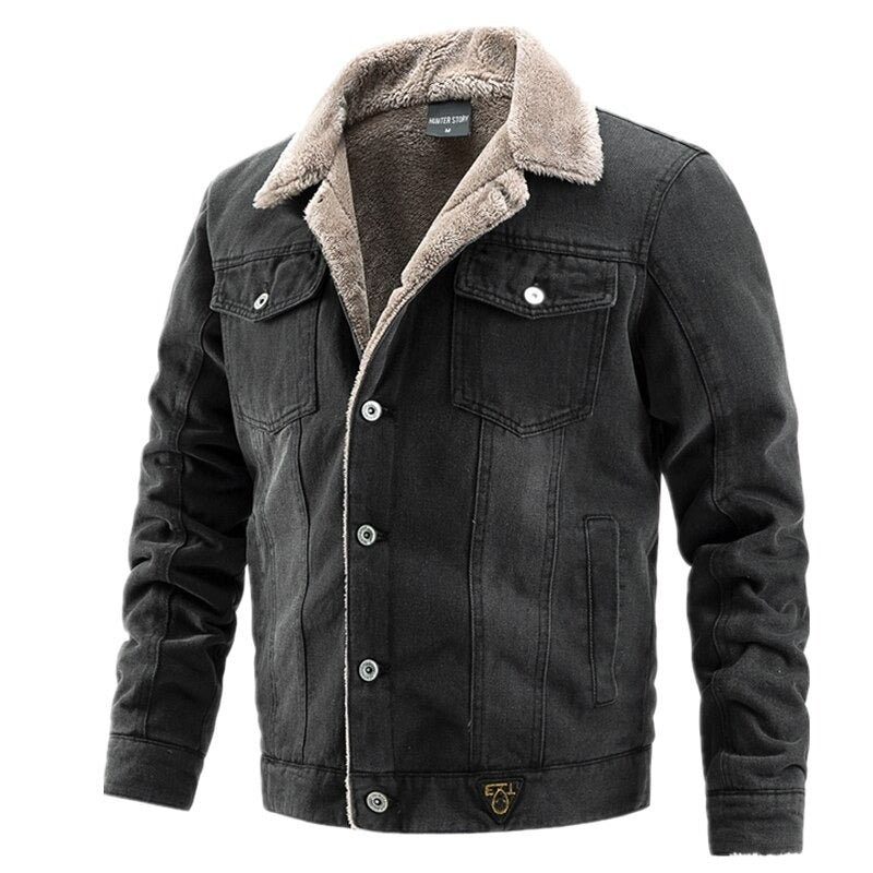 Men's Denim Jacket With Inner Lining