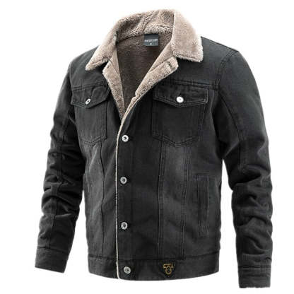Men's Denim Jacket With Inner Lining