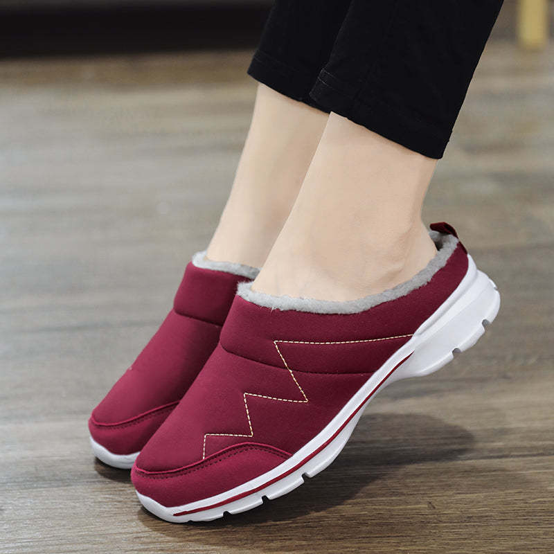 Women Plush Winter Shoes Light Home Fur Slippers