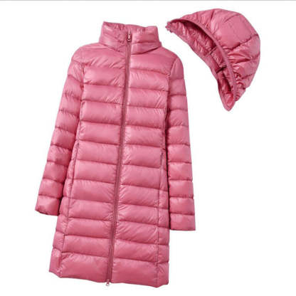 Long Ultralight Puff Down Jacket