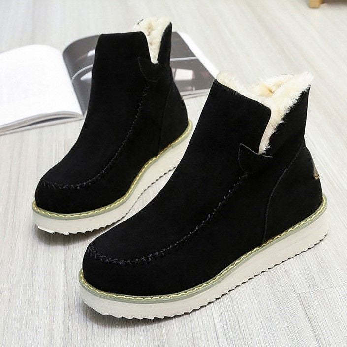 Women's Plush Suede Orthopedic Ankle Boots