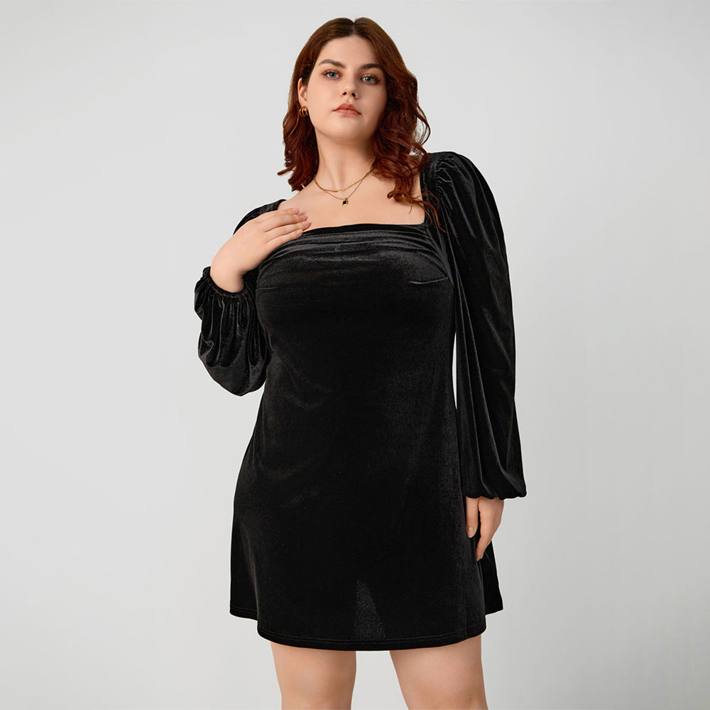  Long-Sleeve Mini Dress