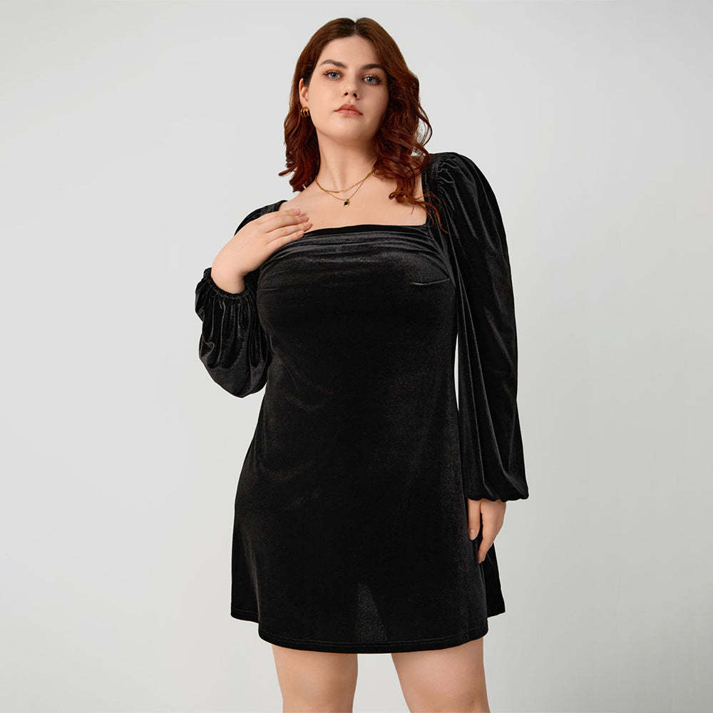 Long-Sleeve Mini Dress