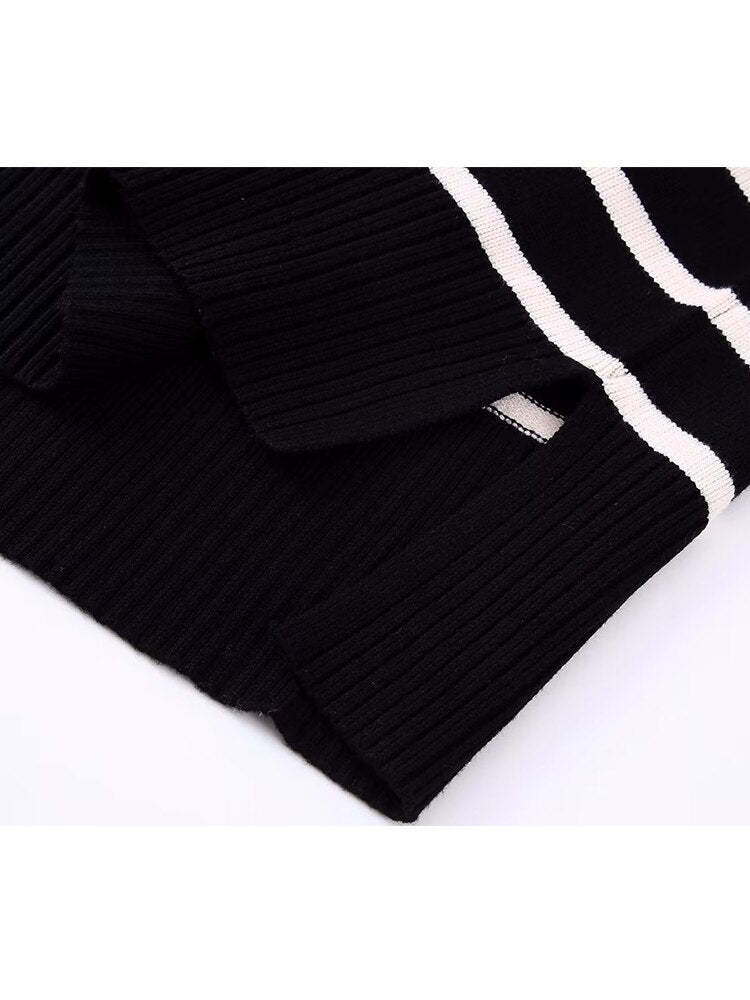 Striped Zip Jumper