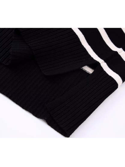Striped Zip Jumper