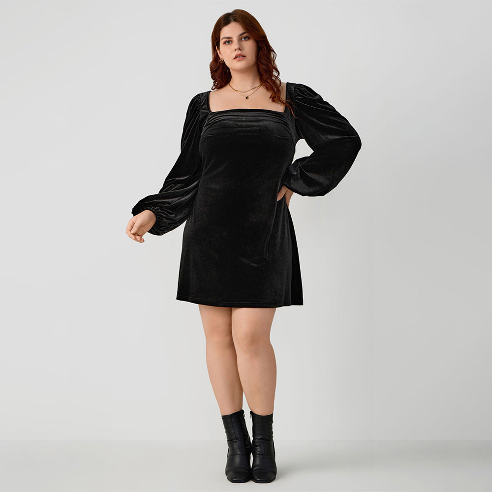  Long-Sleeve Mini Dress