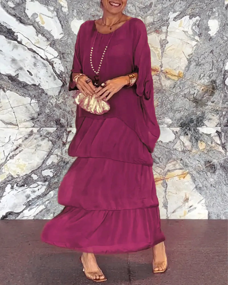 Layered Midi Dress