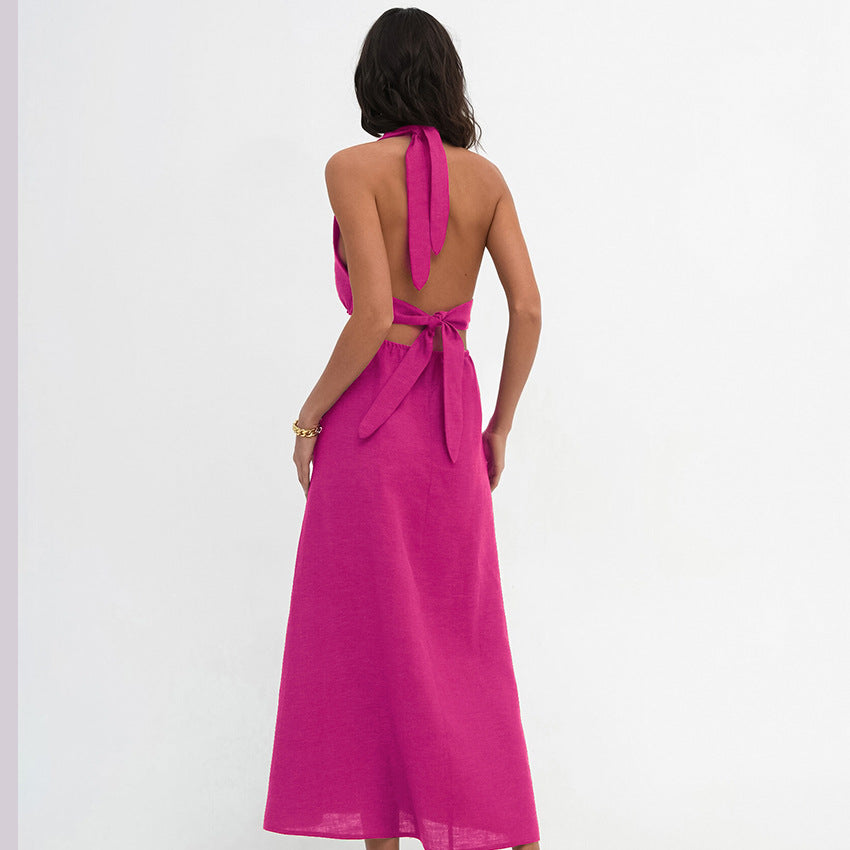 Linen Maxi Summer Dress