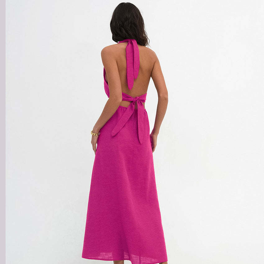 Linen Maxi Summer Dress