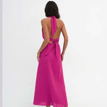 Linen Maxi Summer Dress