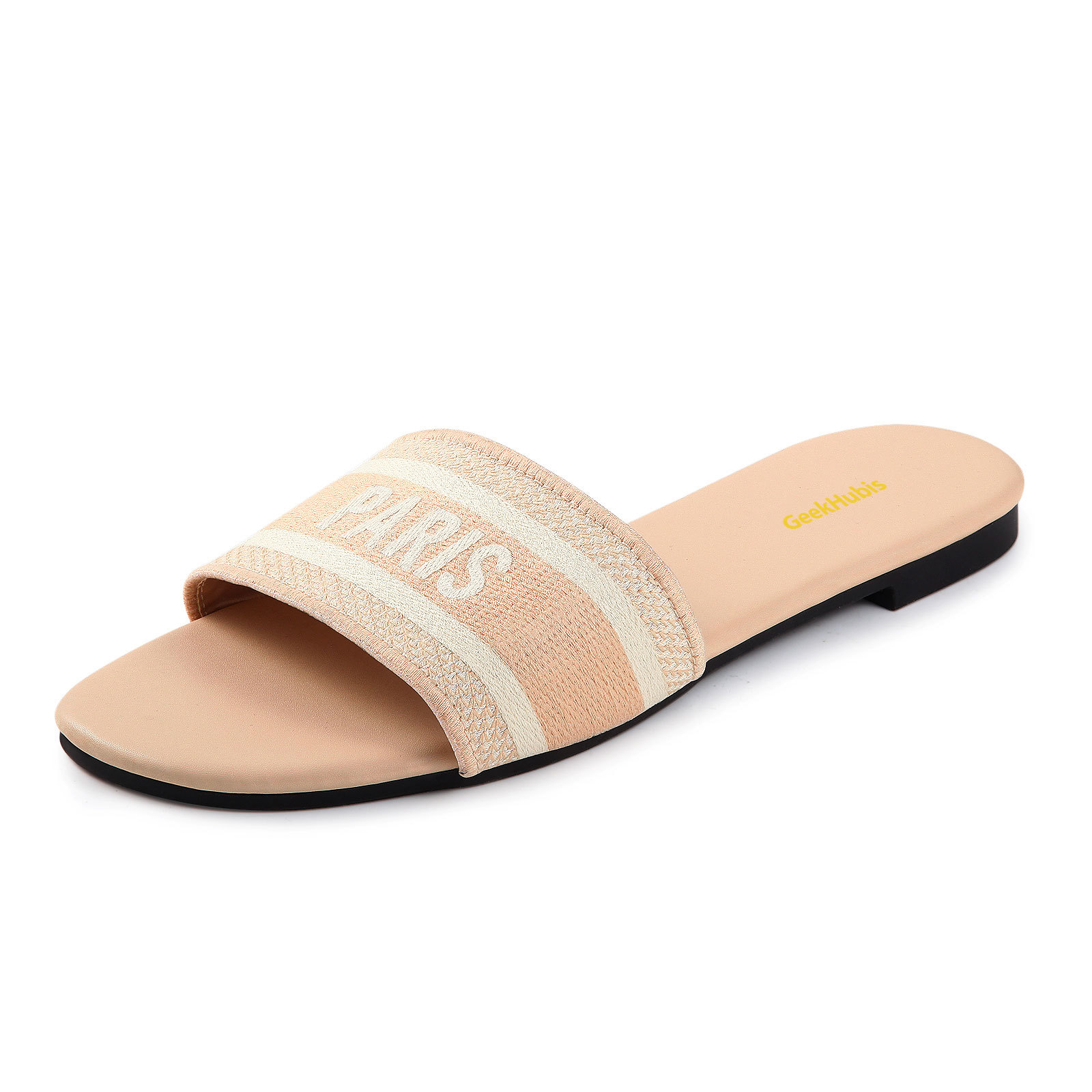 Casual Beach Flat Slide Sandal - PARIS