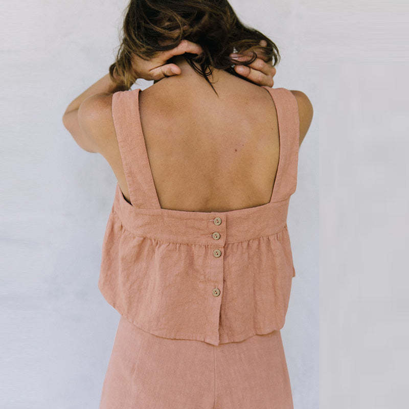 Two Piece Linen Set