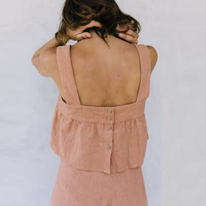 Two Piece Linen Set
