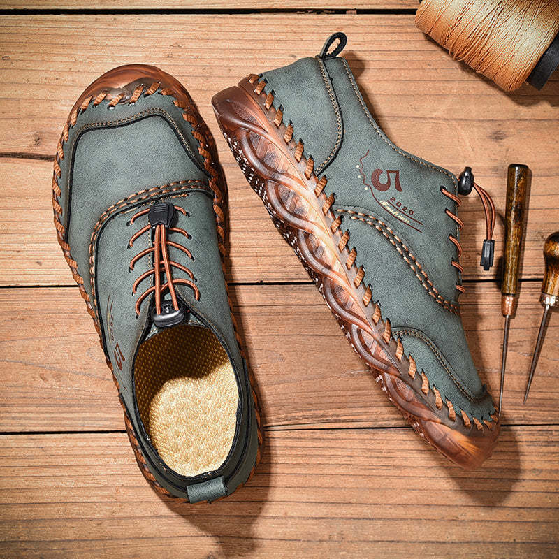 Orthopedic Shoes For Men Leather Casual Loafers