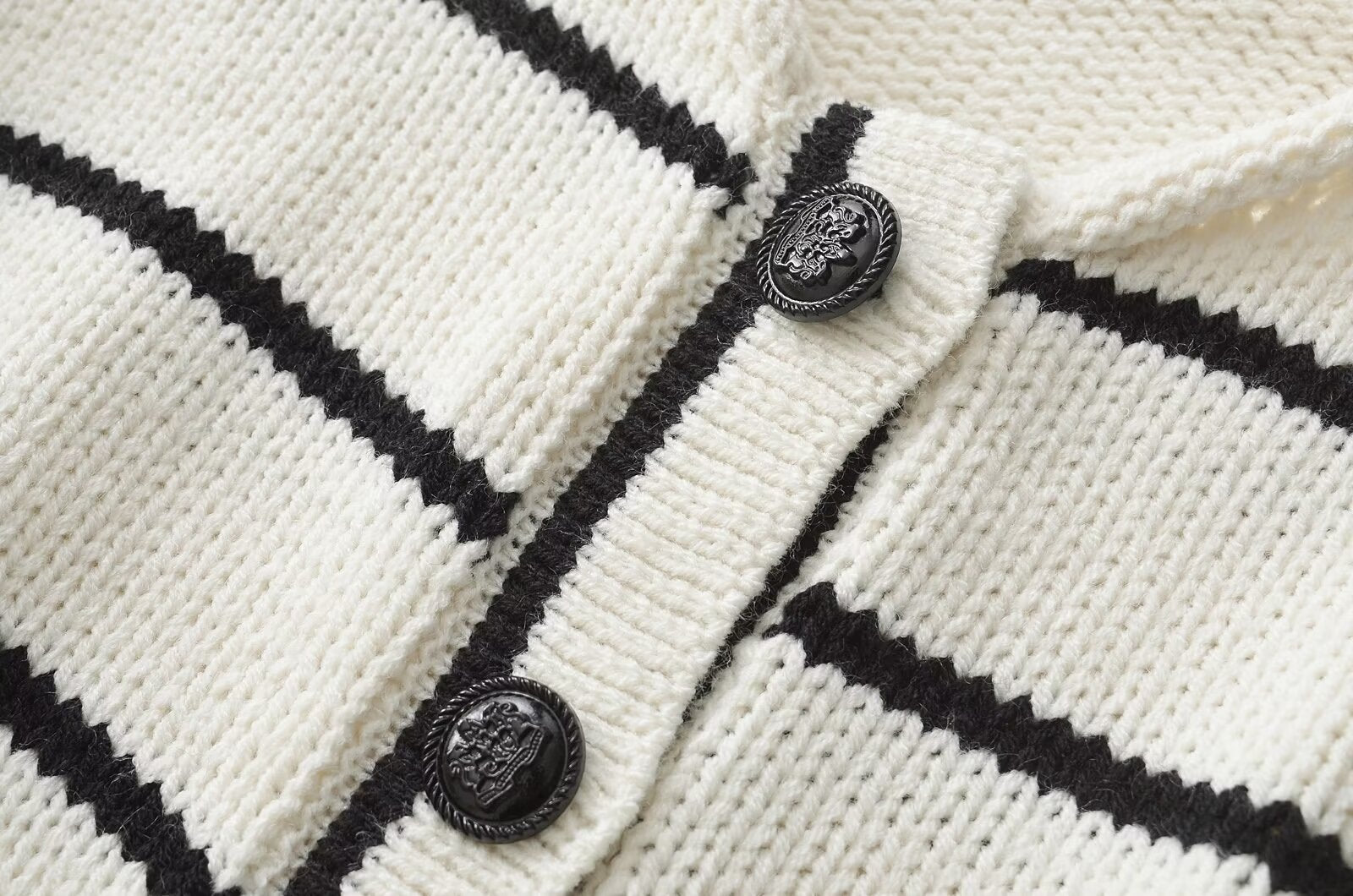 Women's Striped Knit Sweater